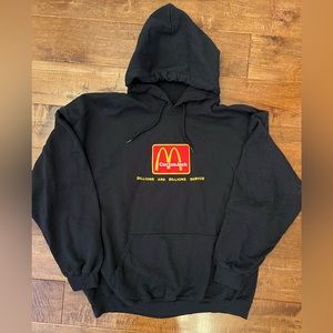 cactus jack by travis scott large black McDonalds sweat shirt